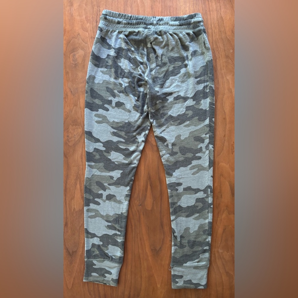 Old Navy Girls XL Leggings Plush Camo Olive Leggin Cozy Jogger Pants - Picture 3 of 11